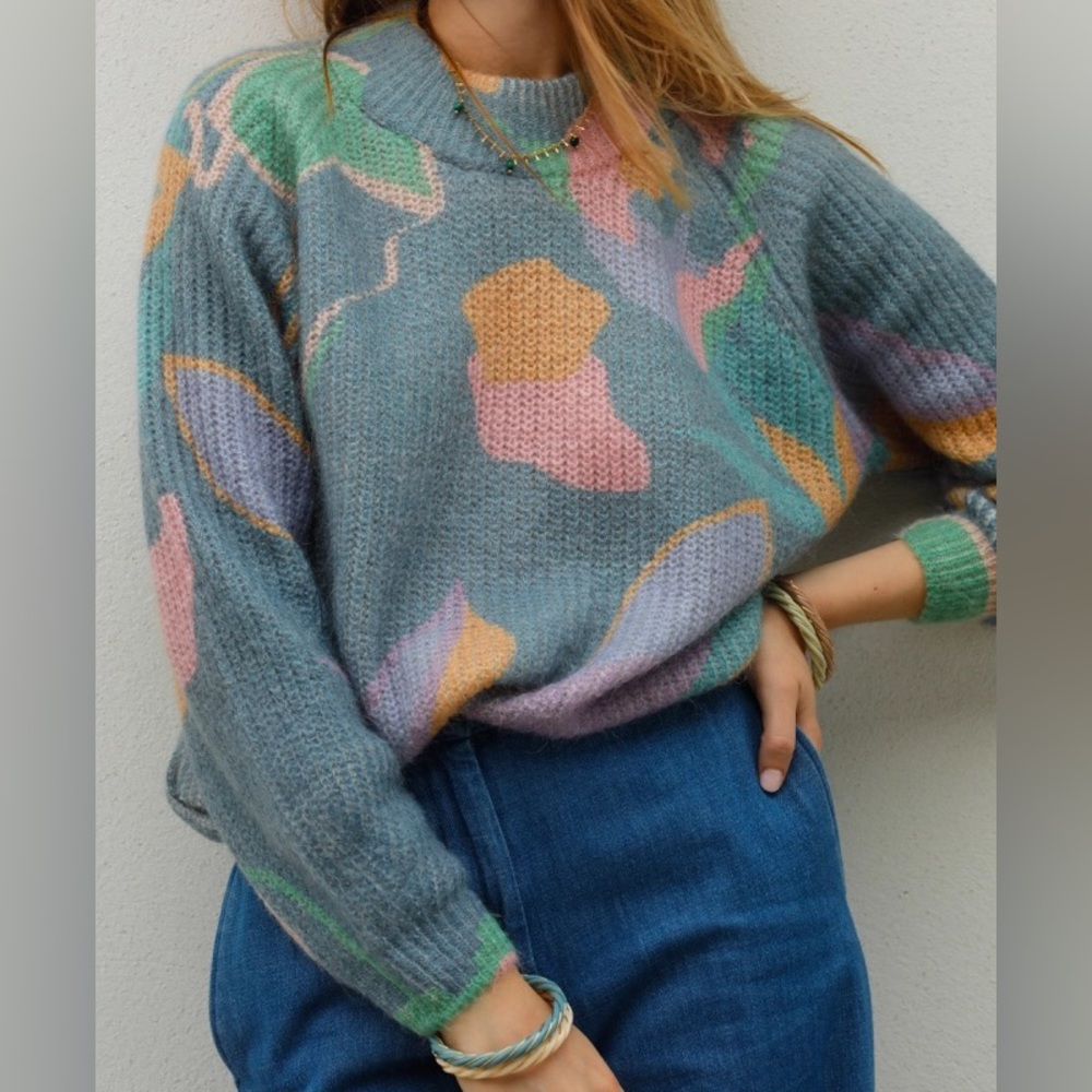 ✨FRNCH • Neuville Sweater S/M • Colour-Flora